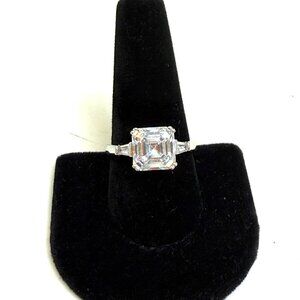 😍"Put a Ring On IT Event" Lustro Stella Asscher Cut Finest CZ Ring